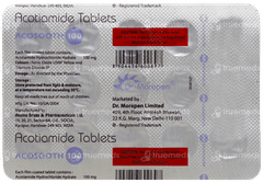 Acosooth 100 Tablet 15